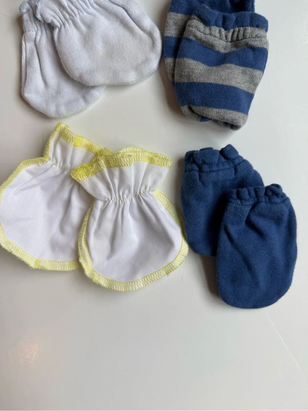 Baby Boy No Scratch Mittens Set set of 6